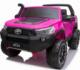 LeanToys Auto Na Akumulator Toyota Hilux Różowy 7