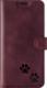 Surazo Wallet case - Burgund - Dwie Łapy Czarne Samsung Galaxy M21 1