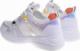 Sneakersy damskie z holograficznymi wstawkami Białe /C3-2 10685 W297/ 40 8