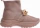 Wysokie trampki z łańcuchem Khaki /G2-3 11093 W392/ 40 3