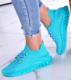 Wsuwane turkusowe buty sportowe /C1-2 11536 T394/ 38 1