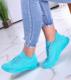 Wsuwane turkusowe buty sportowe /C1-2 11536 T394/ 38 2