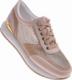 Sznurowane damskie buty sportowe Złote /A5-1 10910 W396/ 38 4