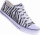 Pantofelek24 Pasiaste trampki damskie ZEBRA /G5-2 3214 T193/ 38 3