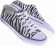 Pantofelek24 Pasiaste trampki damskie ZEBRA /G5-2 3214 T193/ 38 5