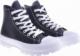 Wysokie trampki na grubym spodzie Czarne /G13-2 11462 W330/ 39 5