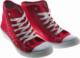 Czerwone trampki na niskim koturnie /E2-2 8470 S095/ 37 6