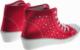 Czerwone trampki na niskim koturnie /E2-2 8470 S095/ 37 7
