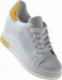 Trampki damskie na koturnie Białe /G2-3 9507 S293/ 40 6
