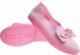 Pantofelek24 Różowe wkładane trampki slip on z kokardą /B6-2 10833 S190/ 38 8