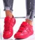 Pantofelek24 Sznurowane czerwone trampki z ćwiekami /D2-3 7886 S098/ 37 1
