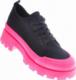 Czarne trampki creepersy na platformie /E8-3 11053 T597/ 40 3