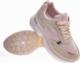 Wiązane beżowe sneakersy na koturnie /D9-2 11418 W498/ 40 4