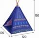 Ecotoys Namiot namiocik tipi wigwam domek dla dzieci fioletowy Ecotoys 6