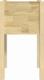 vidaXL Donice ogrodowe, 2 szt., 40x40x70 cm, lite drewno sosnowe 5