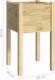 vidaXL Donice ogrodowe, 2 szt., 40x40x70 cm, lite drewno sosnowe 8