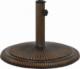 vidaXL Podstawa pod parasol, brązowa, 45x45x30 cm, żeliwo 1