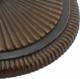 vidaXL Podstawa pod parasol, brązowa, 45x45x30 cm, żeliwo 5