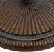 vidaXL Podstawa pod parasol, brązowa, 45x45x30 cm, żeliwo 6