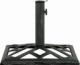 vidaXL Podstawa pod parasol, zielona, 44x44x31 cm, żeliwo 1