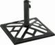 vidaXL Podstawa pod parasol, zielona, 44x44x31 cm, żeliwo 3