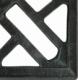 vidaXL Podstawa pod parasol, zielona, 44x44x31 cm, żeliwo 5