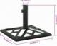 vidaXL Podstawa pod parasol, zielona, 44x44x31 cm, żeliwo 7