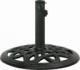 vidaXL Podstawa pod parasol, zielona, 40x40x32 cm, żeliwo 2