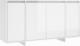 vidaXL Komoda, biała, wysoki połysk, 135 x 41 x 75 cm, płyta wiórowa 2