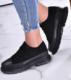Pantofelek24 Czarne buty damskie na platformie /A8-2 11453 W203/ 37 1