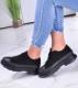 Pantofelek24 Czarne buty damskie na platformie /A8-2 11453 W203/ 37 2