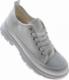 Pantofelek24 Białe damskie trampki creepersy /B2-3 7416 S393/ 39 1