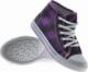 Wysokie damskie trampki z tkaniny w kratkę fioletowe /E5-2 7629 S097/ 37 3