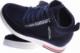 Granatowe sneakersy damskie na ukrytym koturnie /F6-3 10772 T690/ 39 6
