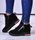 Czarne trampki damskie Sneakersy na koturnie /A3-2 10785 T596/ 37 3