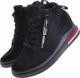 Czarne trampki damskie Sneakersy na koturnie /A3-2 10785 T596/ 37 5