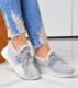Pantofelek24 Wsuwane damskie buty sportowe Szare /E7-1 10120 S197/ 39 1