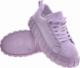 Liliowe trampki damskie creepersy sznurowane /E5-2 11076 S329/ 39 3