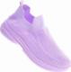 Liliowe wsuwane sneakersy damskie /G11-3 11490 W394/ 36 2