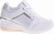 Białe trampki sneakersy na koturnie /E3-2 11565 W498 41 2