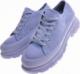 Pantofelek24 Niebieskie buty damskie na platformie /F6-3 11469 W203/ 40 7