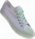 Biało miętowe trampki damskie z tkaniny /A10-1 10892 W195/ 39 4