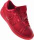 Pantofelek24 Sznurowane czerwone trampki z ćwiekami /D2-3 7886 S098/ 38 2