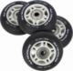 Nils Extreme PU 70x24 82A CZARNE MATOWE (4 szt.) + ABEC-9 (8 szt.) ZESTAW NILS EXTREME 1