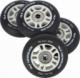 Nils Extreme PU 76x24 82A CZARNE MATOWE (4 szt.) + ABEC-9 (8 szt.) ZESTAW NILS EXTREME 1