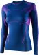 Brubeck LS15690 Bluza damska DRY jeansowy/fioletowy M 1