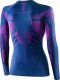 Brubeck LS15690 Bluza damska DRY jeansowy/fioletowy M 1
