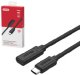 Kabel USB Unitek USB-C - USB-C 1 m Czarny (C14086BK-1M) 1