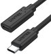 Kabel USB Unitek USB-C - USB-C 1 m Czarny (C14086BK-1M) 2
