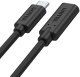 Kabel USB Unitek USB-C - USB-C 1 m Czarny (C14086BK-1M) 4